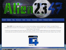 Tablet Screenshot of alien2347.com